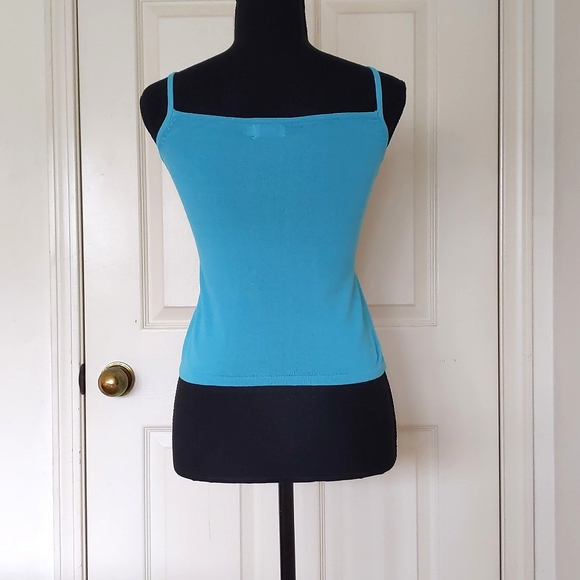 Cotton and Rayon Multi Color Flowers Embroidered Knit Cardigan and Cami Set. - Picture 4 of 8